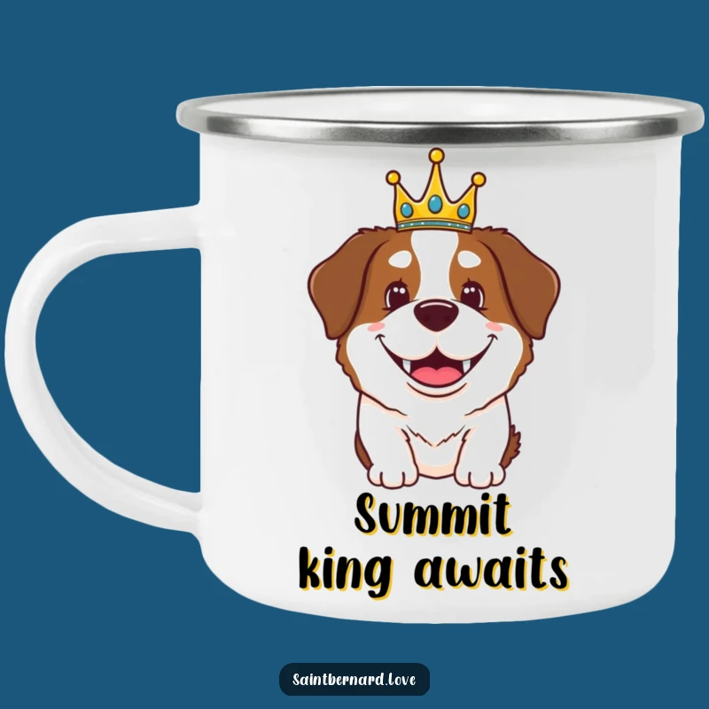 Funny Saint Bernard Royal Campfire Mug - Drink Like Royalty!