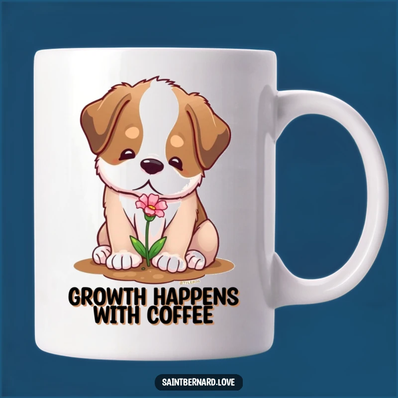 Funny Saint Bernard Mug - Gentle Gardener, Sweet & Kind Gift
