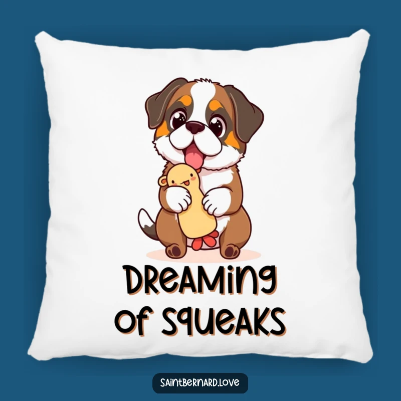 Funny Saint Bernard Toy Pillow - Cozy Pup, Toy Balance Comfort