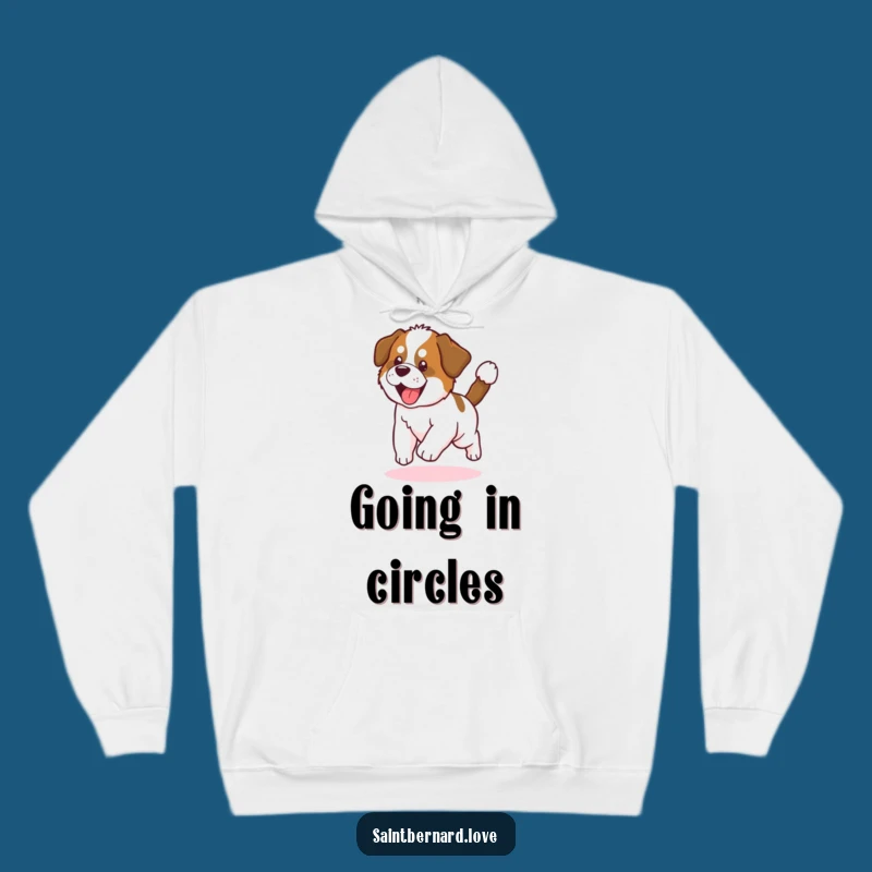 Funny Saint Bernard Puppy Hoodie: Cozy Comfort with Playful Pup Charm Gift