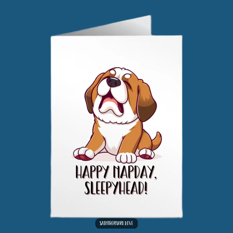 Funny Puppy Yawn Birthday Card Free Printable: Stretching into Fun Wishes!