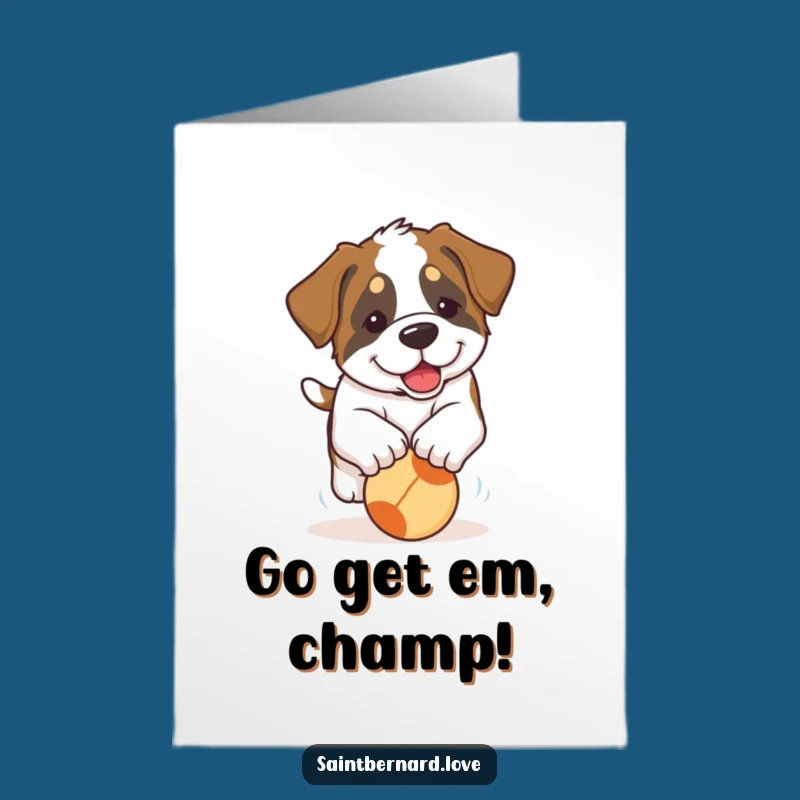 Free Printable Congrats Card: Chasing Puppy - Perfect Funny Downloadable Gift