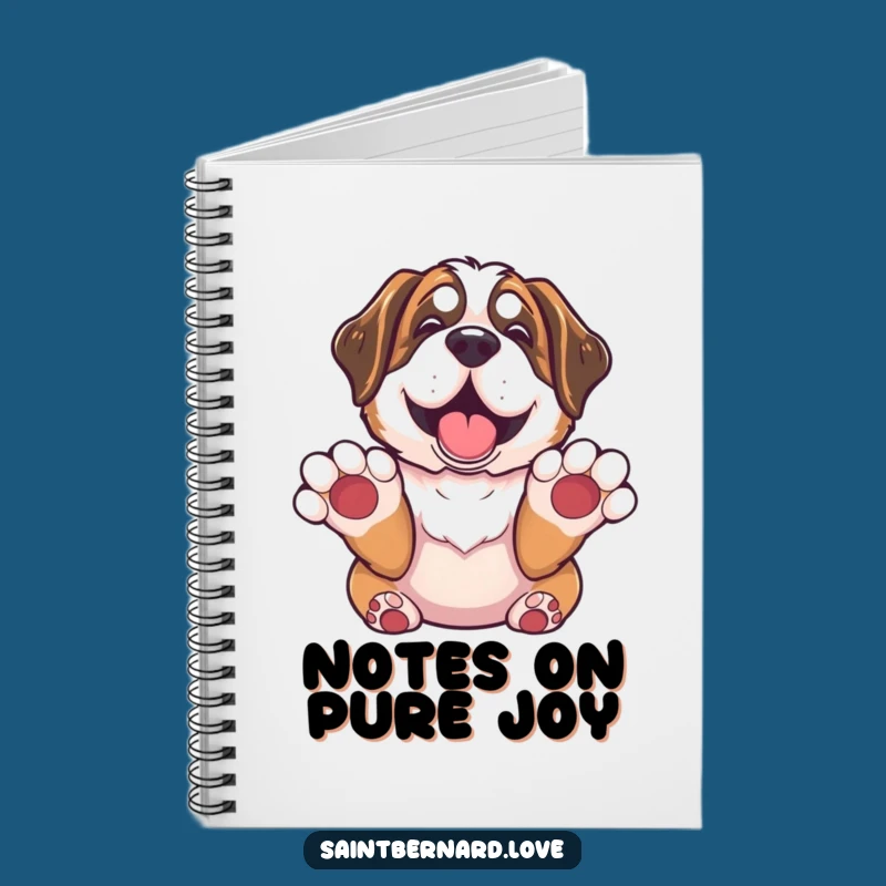 Funny Saint Bernard Surrender Notebook - Hilarious Gift for Dog Lovers