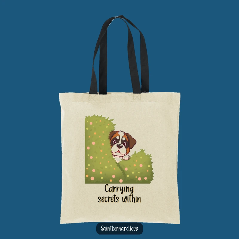 Funny Saint Bernard Bush Tote Bag - Hilarious and Practical Dog Gift