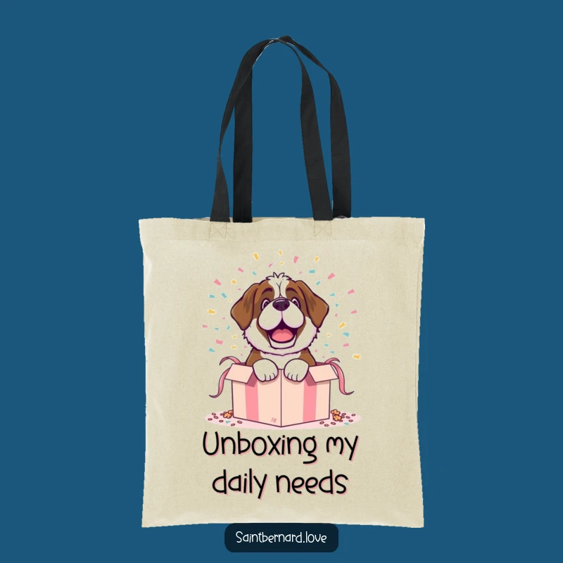 Funny Saint Bernard Tote Bag - Carry Your Surprise, Perfect Gift Accessory